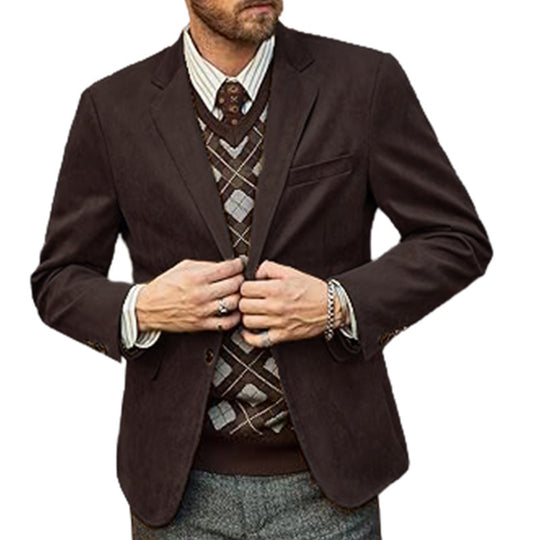 Herren eleganter Sportblazer mit modernem Schnitt und feinen Details EB