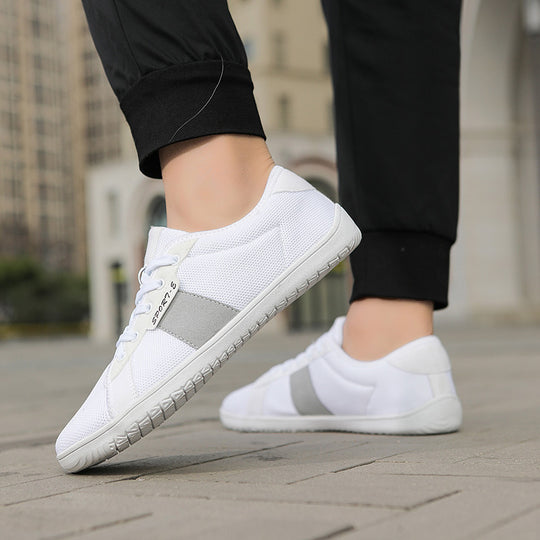 Damen Sportliche Sneakers mit atmungsaktiver Mesh-Oberfläche und rutschfester Gummisohle EB