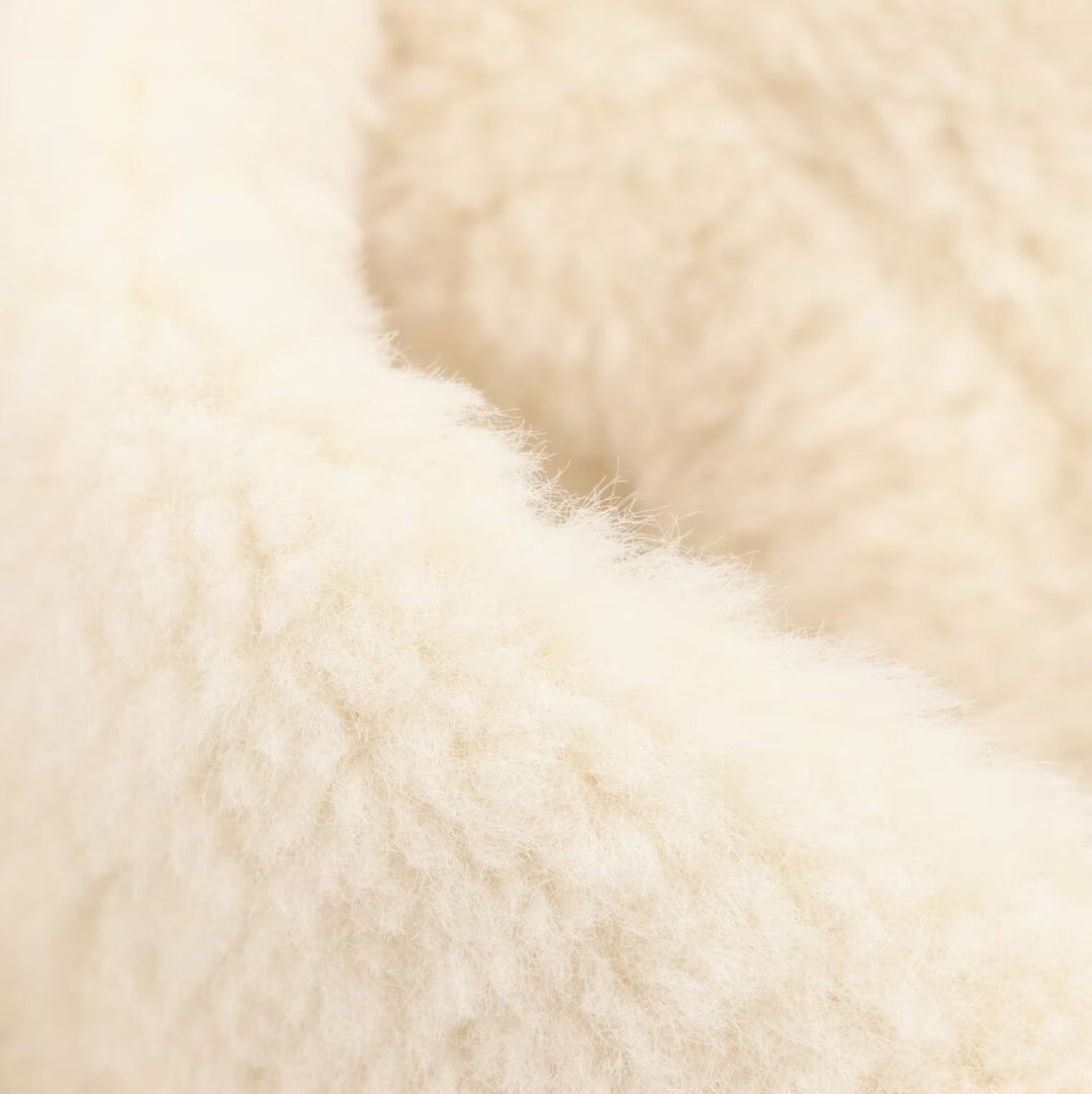 Damen Teddyfelljacke mit Gürtel und weichem Innenfutter EB
