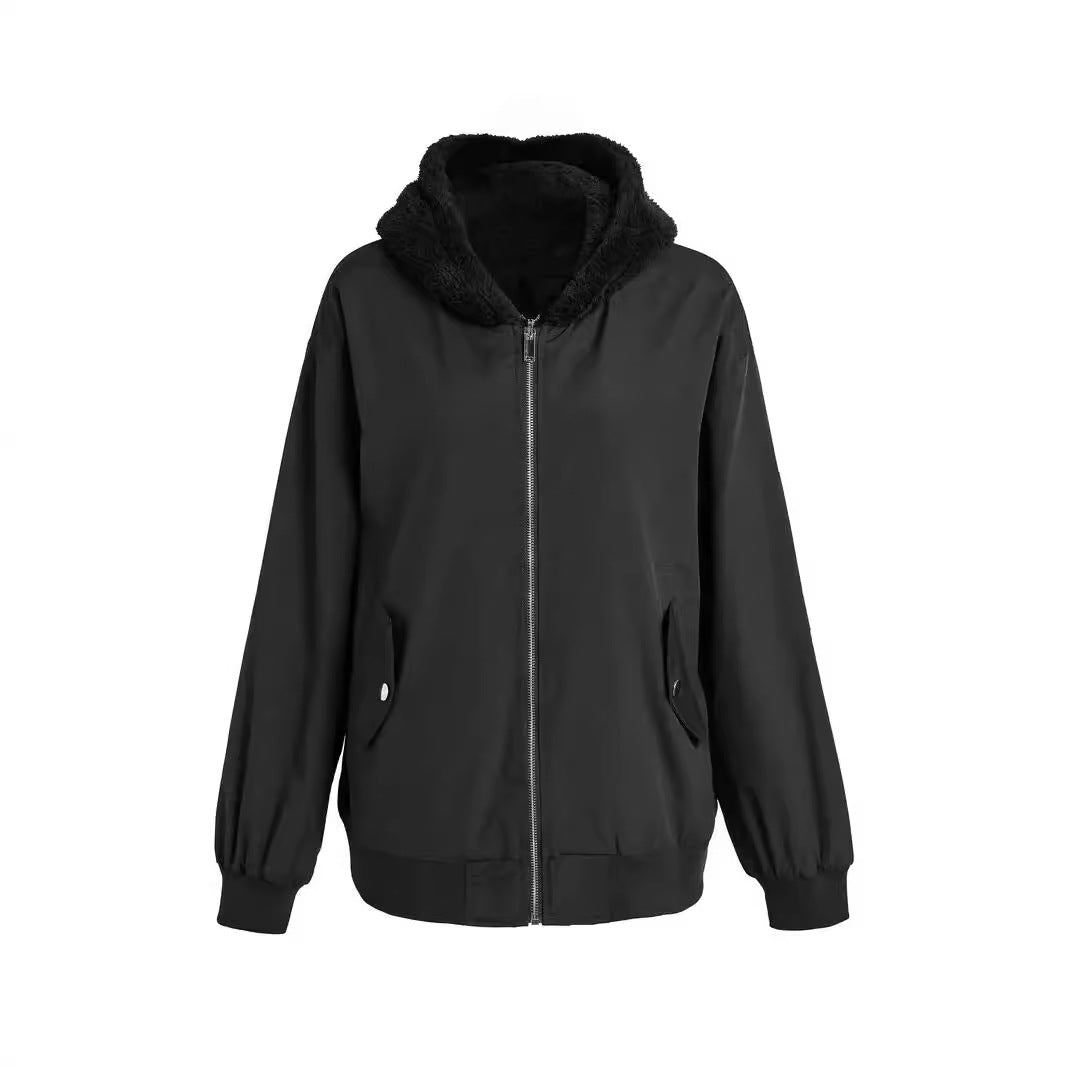 Damen Kuschelige Fleece-Jacke EB