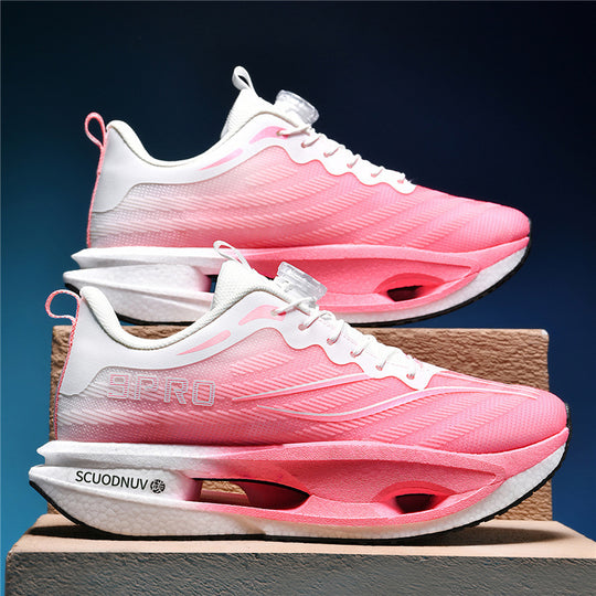 Unisex leichte Laufschuhe mit dämpfender Plattformsohle und atmungsaktivem Obermaterial EB