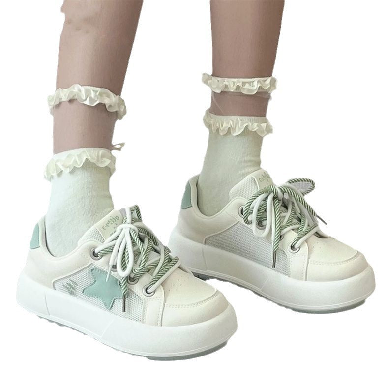 Damen Sportive Sneakers mit modischem Mesh-Design und rutschfester Sohle EB