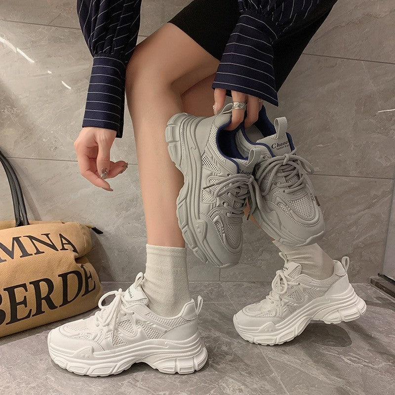 Damen Sportliche Sneaker mit innovativer Dämpfungstechnologie und atmungsaktiver Oberflächenstruktur EB