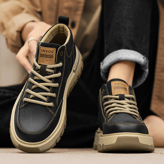 Damen Robuste High-Top Sneakers mit rutschfester Sohle und atmungsaktivem Obermaterial EB