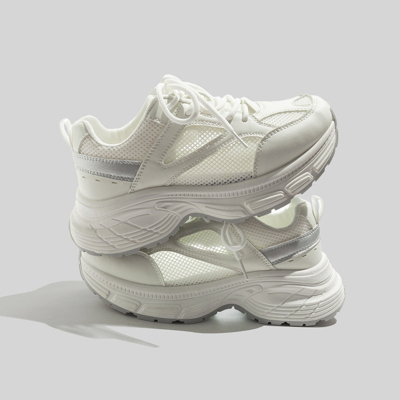 Damen Lauf-Sneaker mit atmungsaktivem Mesh-Obermaterial und stoßdämpfender Sohle EB