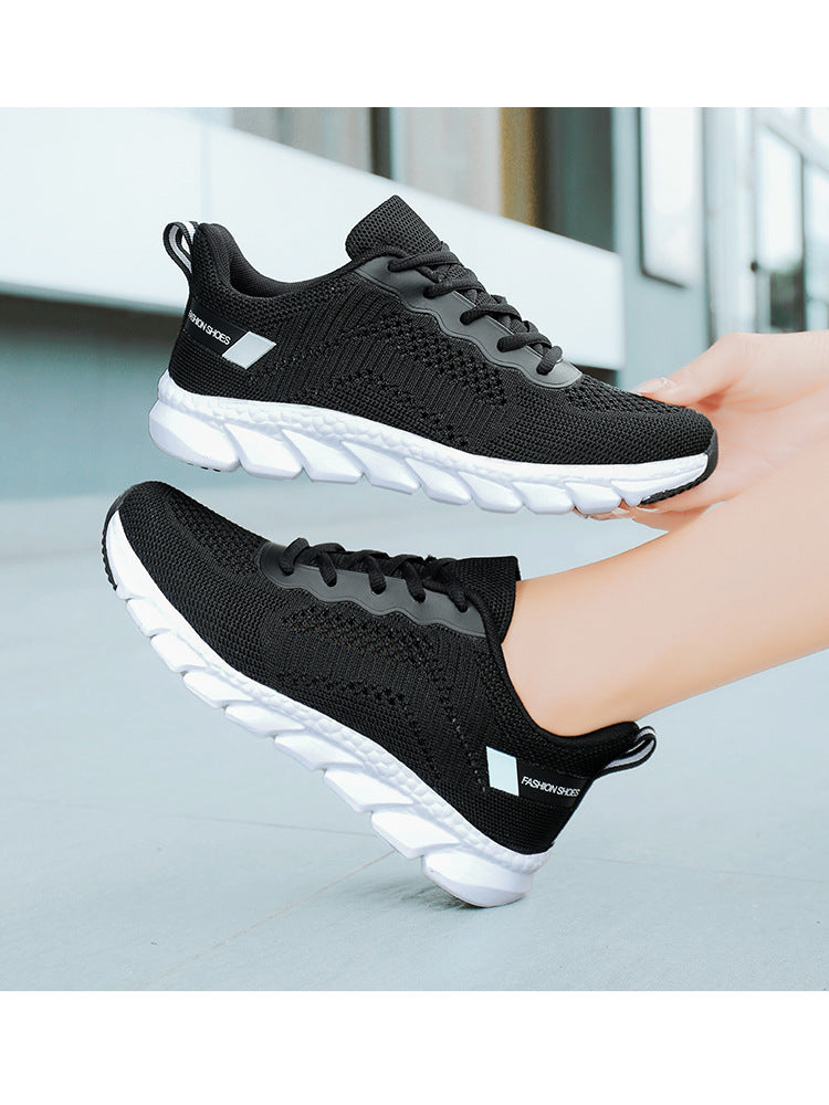 Damen Leichte Atmungsaktive Laufschuhe mit stoßdämpfendem Fußbett EB