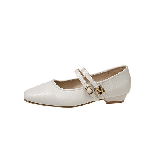 Damen elegante Ballerinas mit verstellbarem Riemen EB