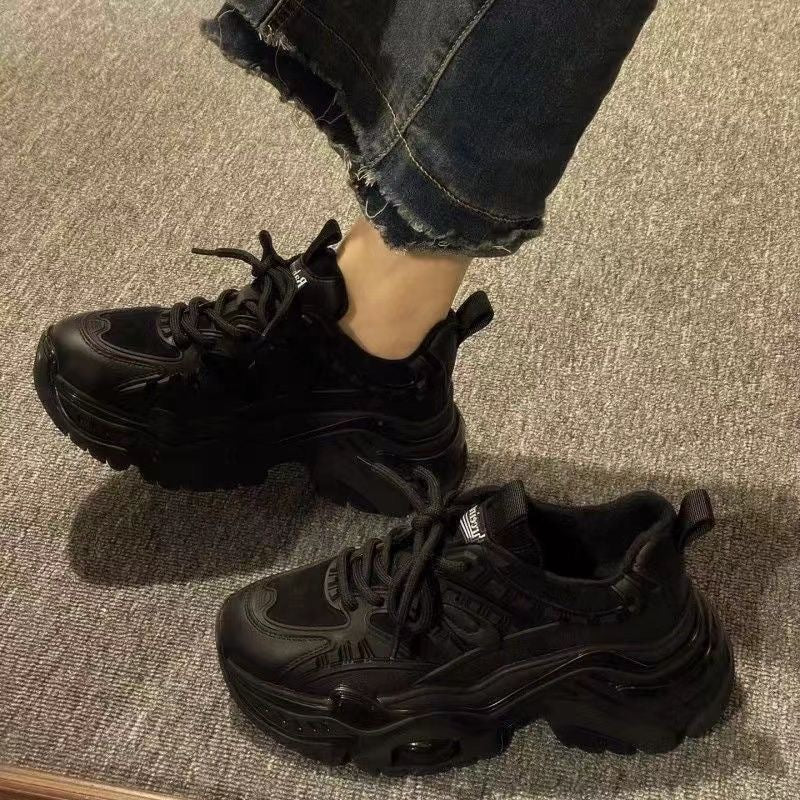 Damen Sportliche Chunky Sneakers mit gepolsterter Innensohle und atmungsaktivem Obermaterial EB