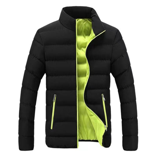 Herren nan gesteppte Thermojacke mit hohem Stehkragen und wasserabweisender Außenhülle EB