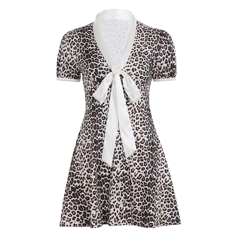Damen Nachtwäsche Kimono mit tierischem Muster EB