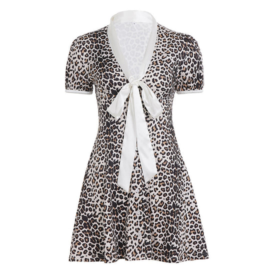 Damen Nachtwäsche Kimono mit tierischem Muster EB