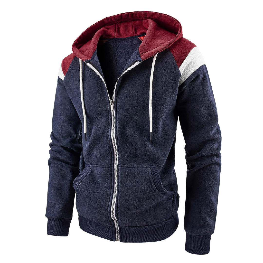 Herren sportlicher Kapuzenzipper EB