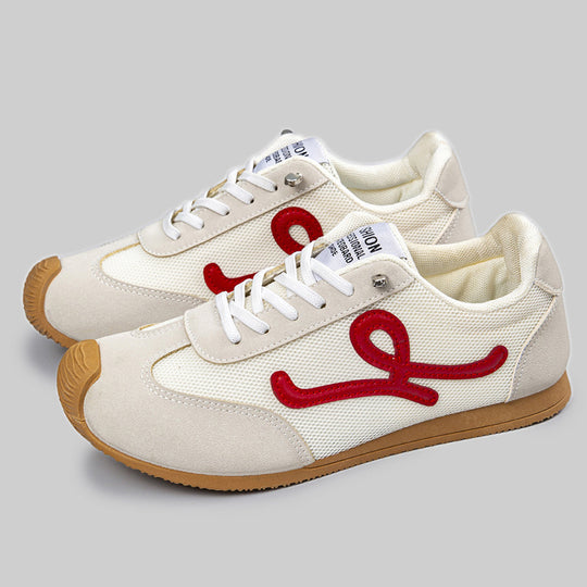 Damen Sportliche Sneakers mit atmungsaktiver Mesh-Oberfläche und rutschfester Sohle EB