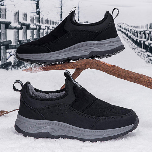 Damen Komfortable Winter Sneakers mit elastischem Klettverschluss EB