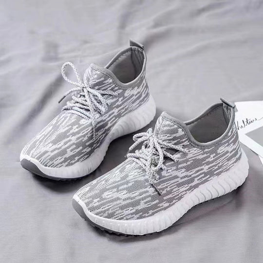 Damen Leichte und flexible Sneaker mit atmungsaktivem Obermaterial EB