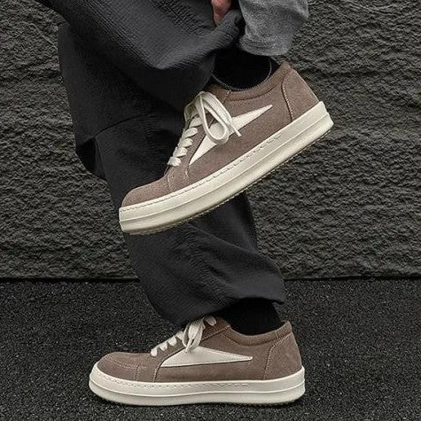 Damen modische Sneakers aus hochwertigem Wildleder mit zeitgemäßem Design EB