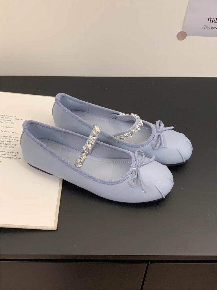 Damen Ballerinas mit elegantem Schleifenakzent und hochwertigem Innenfutter EB