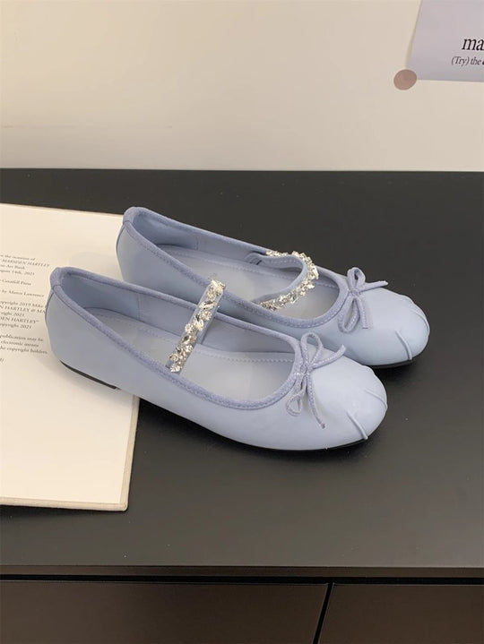 Damen Ballerinas mit elegantem Schleifenakzent und hochwertigem Innenfutter EB