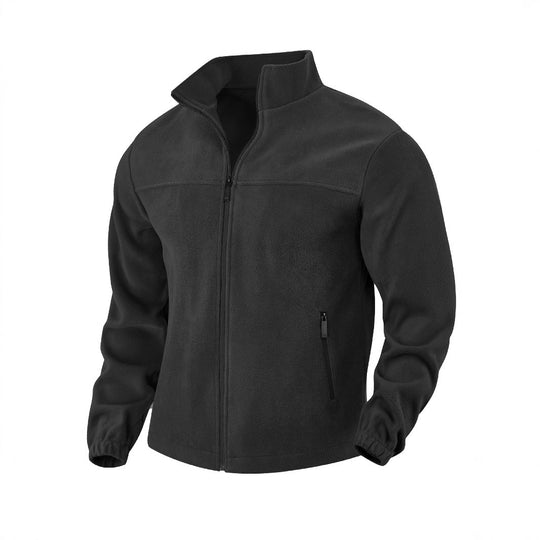 Herren Fleecejacke mit hohem Kragen EB