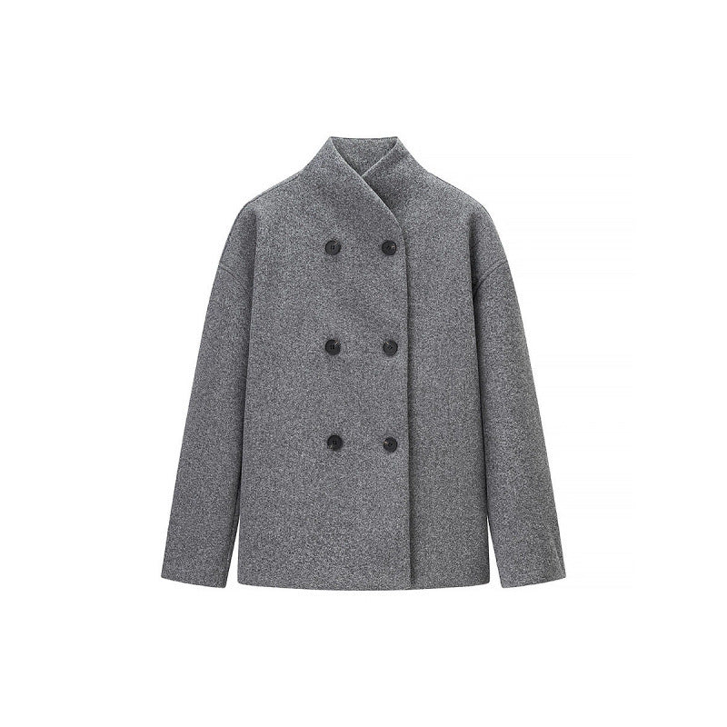 Damen elegante Doppelreiher-Jacke im modischen Schnitt EB