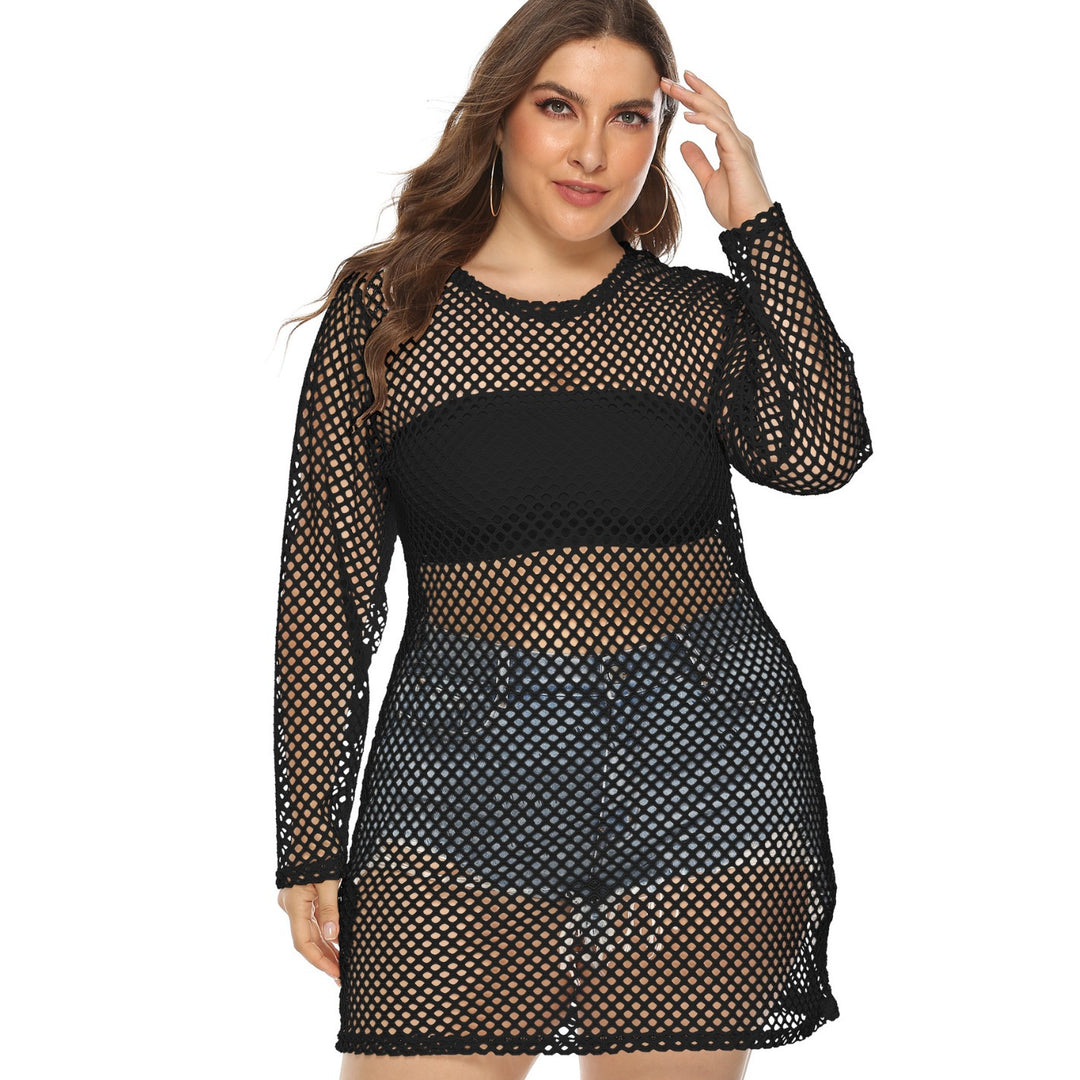 Damen Netz-Streifenkleid EB