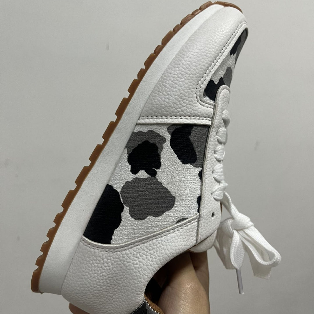 Damen Sportliche Sneakers mit tierisch inspiriertem Design und rutschfester Sohle EB