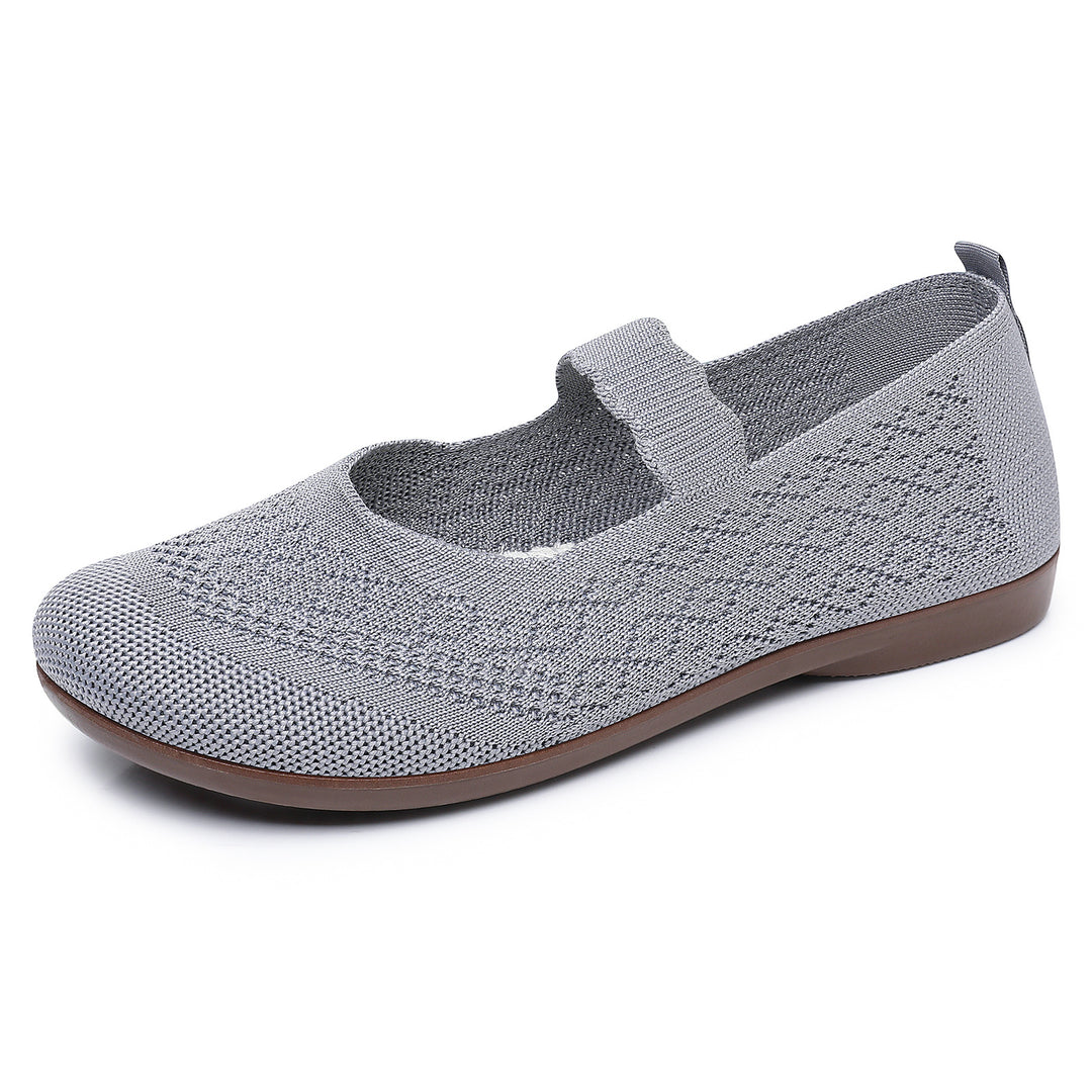 Damen Komfortable Slip-On Ballerinas EB