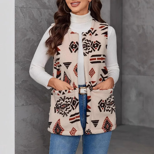 Damen Weste mit modischem Ethno-Design EB