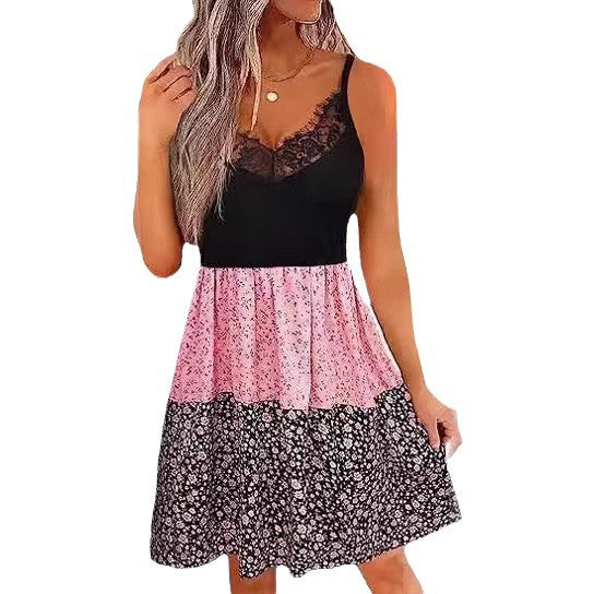 Damen Freizeitkleid im Layering-Stil EB