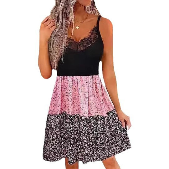 Damen Freizeitkleid im Layering-Stil EB
