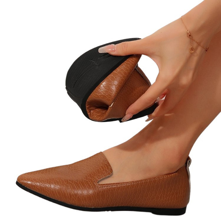 Damen Bequeme Ballerinas mit modischen Kreuzriemen EB