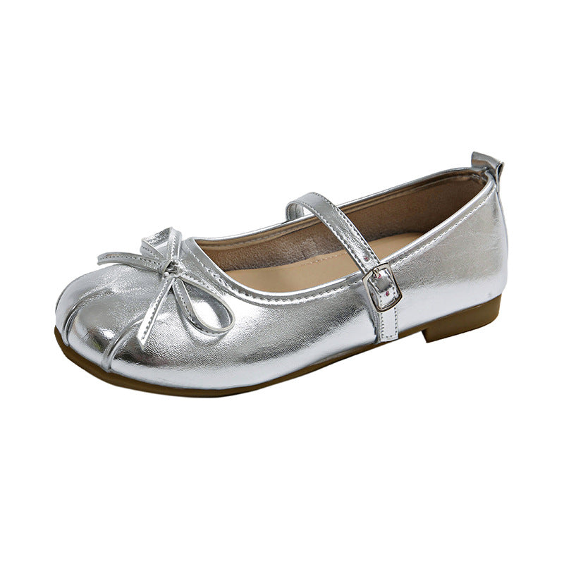 Damen Ballerinas mit verstellbarem Riemen und schickem Schleifen-Detail EB