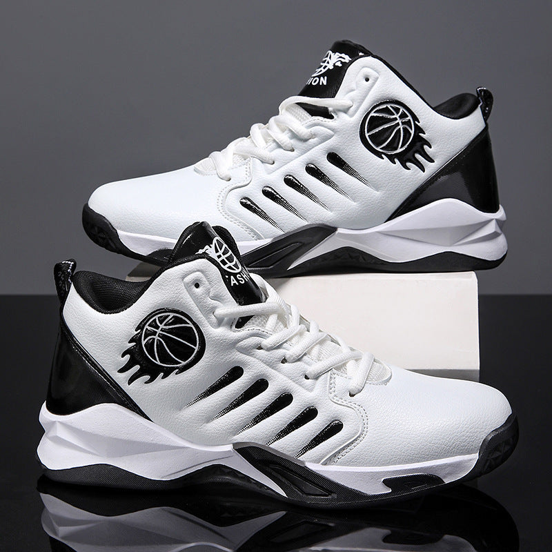 Damen Sportliche Basketball Sneakers mit rutschfester Laufsohle und atmungsaktivem Obermaterial EB
