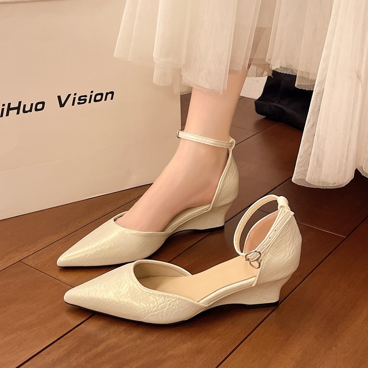 Damen elegante Slingback-Pumps mit transparentem Riemendesign und schickem Blockabsatz EB