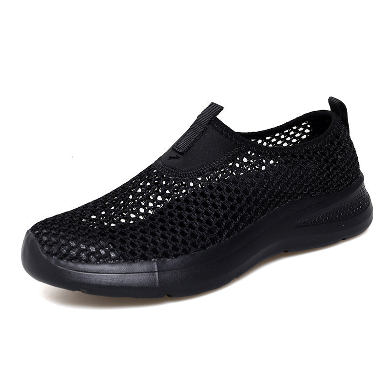 Damen Atmungsaktive Slip-On Sneakers mit elastischem Einschlupfdesign EB