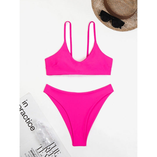 Damen Bikini-Set mit verstellbaren Trägern und modischem Schnitt EB