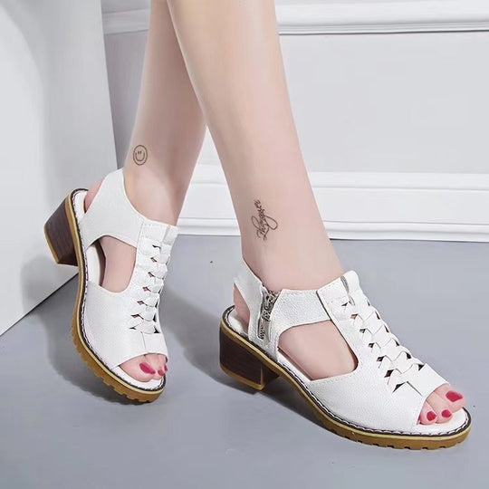 Damen Stylish Offene Sandalen EB