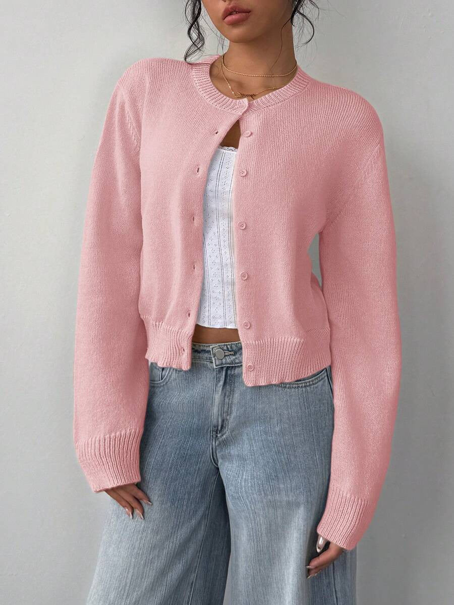 Damen Strickjacke im Oversized-Stil EB