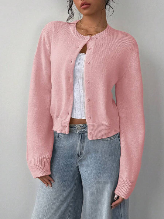 Damen Strickjacke im Oversized-Stil EB