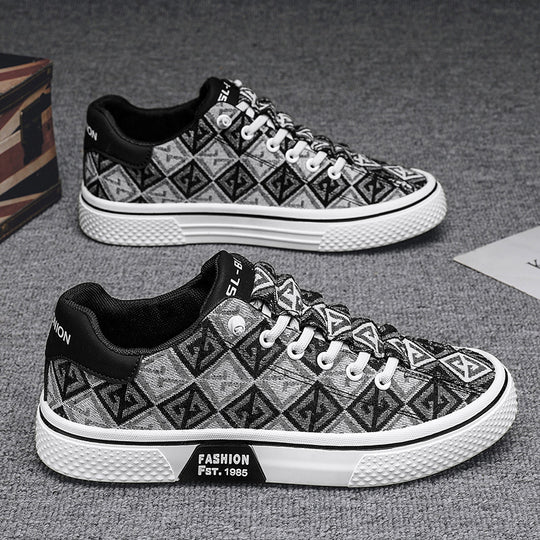 Damen modische Sneakers mit einzigartigem Muster und hohem Tragekomfort EB