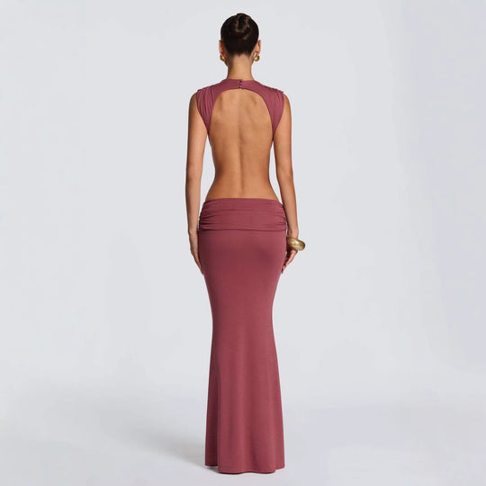 Damen Elegantes Abendkleid mit raffinierten Cut-Out-Details und figurbetontem Schnitt EB