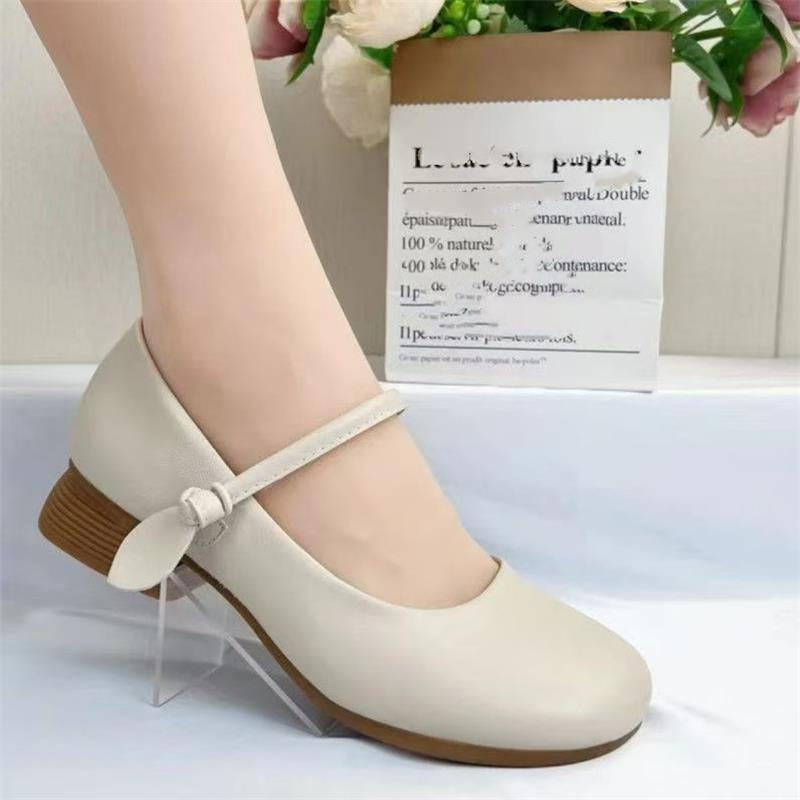 Damen elegante Ballerinas mit modischem Riemen und komfortablem Fußbett EB