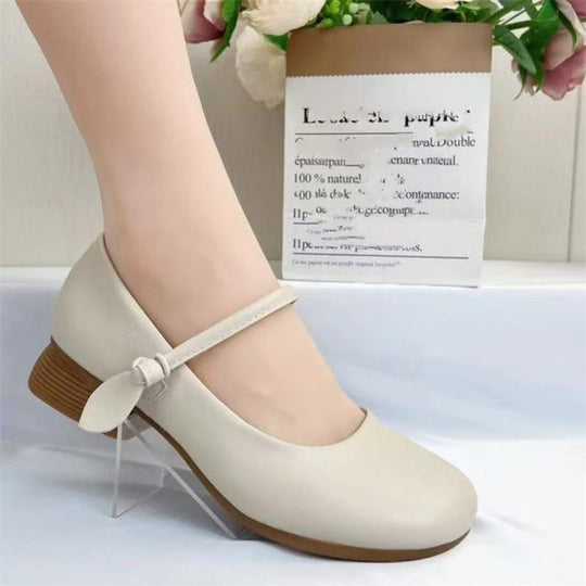 Damen elegante Ballerinas mit modischem Riemen und komfortablem Fußbett EB