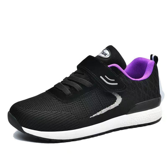 Damen Atmungsaktive Freizeitsneaker mit Klettverschluss EB