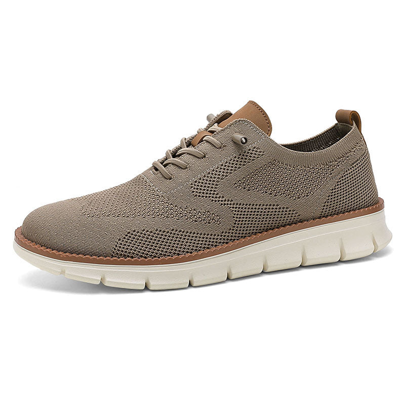 Herren gestrickter Komfort-Sneaker mit atmungsaktivem Strickoberteil und flexibler EVA-Laufsohle EB