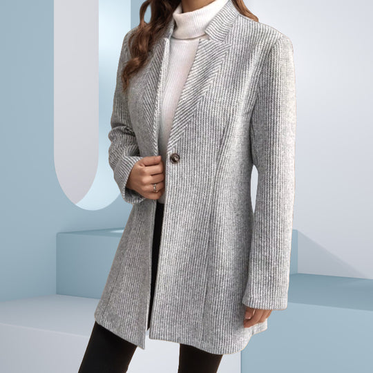 Damen eleganter Blazer mit strukturiertem Design EB