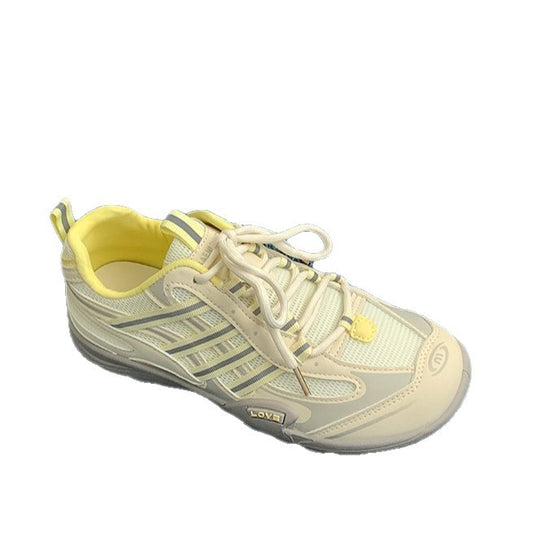 Damen Sportliche Sneakers mit atmungsaktivem Mesh-Obermaterial und dämpfender Sohle EB
