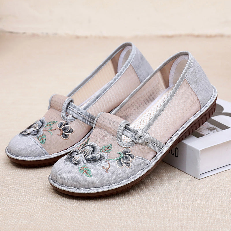 Damen Traditionelle bestickte Hausschuhe EB