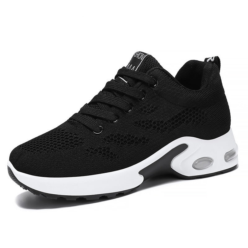 Damen Sportliche Sneakers mit atmungsaktiver Oberflächenstruktur und dämpfender Sohle EB