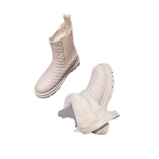 Damen Komfortable Chelsea-Boots mit gefüttertem Innenleben und rutschfester Sohle EB